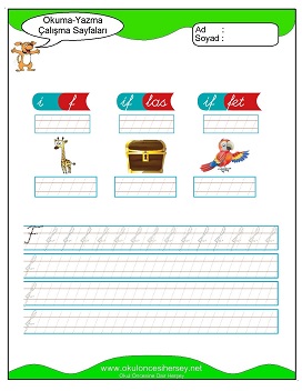 ğvfj Grubu Çalışma Sayfaları